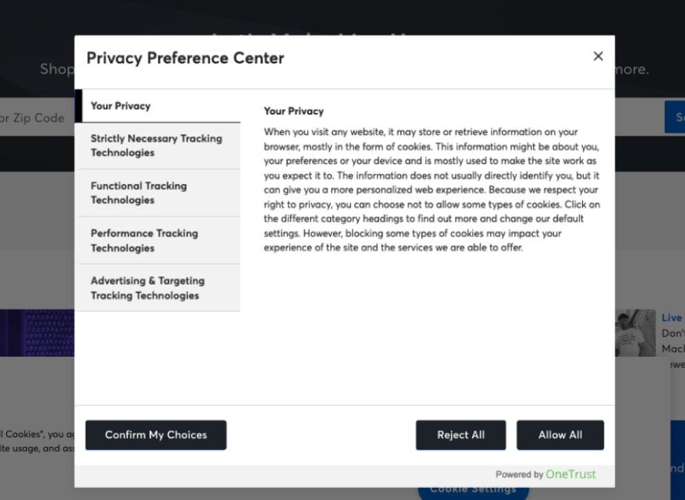 Slapukų politika Slapukų politika